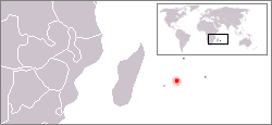 Former range (in red)